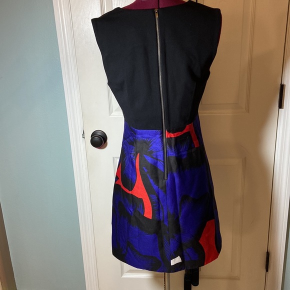 Like new Diane von Furstenberg Yvette Silk Cotton Blend Floral Poppy Dre… - Picture 13 of 16